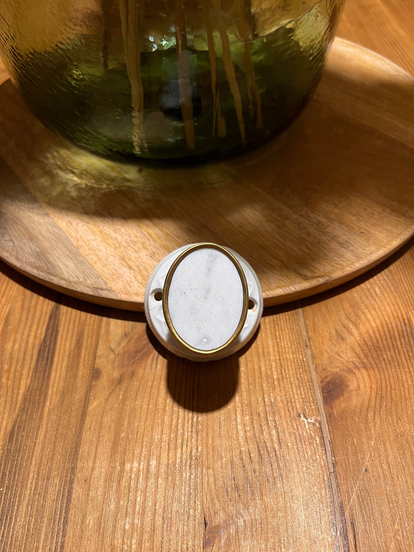 Jasmin - Patère en céramique vintage lesmimieres
