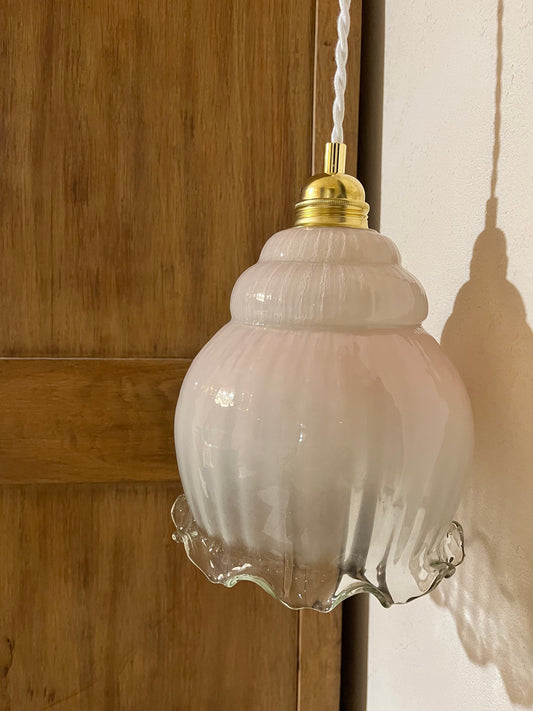 Angélique - Globe en verre pour lampe vintage personnalisée sur mesure - lesmimieres