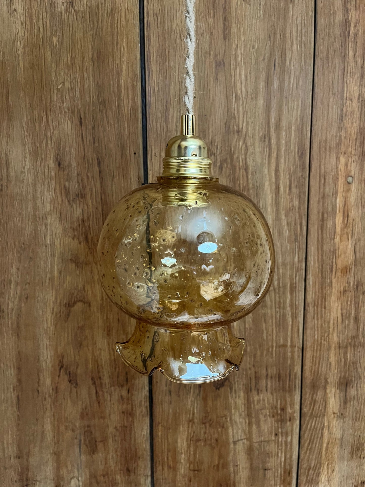 Augusta - Globe en verre pour lampe vintage personnalisée sur mesure - lesmimieres