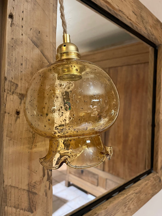Augusta - Globe en verre pour lampe vintage personnalisée sur mesure - lesmimieres