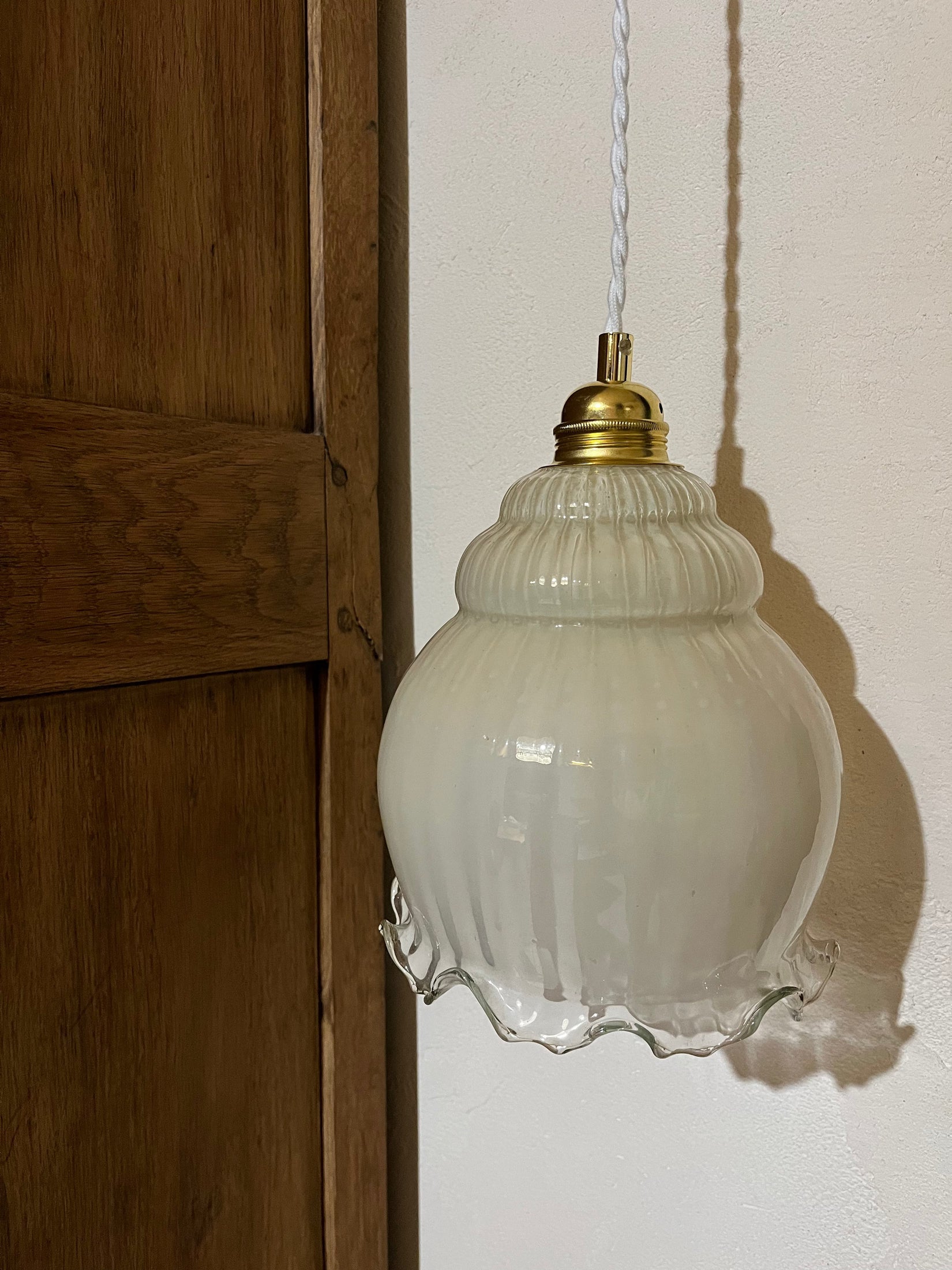 Aurore - Globe en verre pour lampe vintage personnalisée sur mesure - lesmimieres