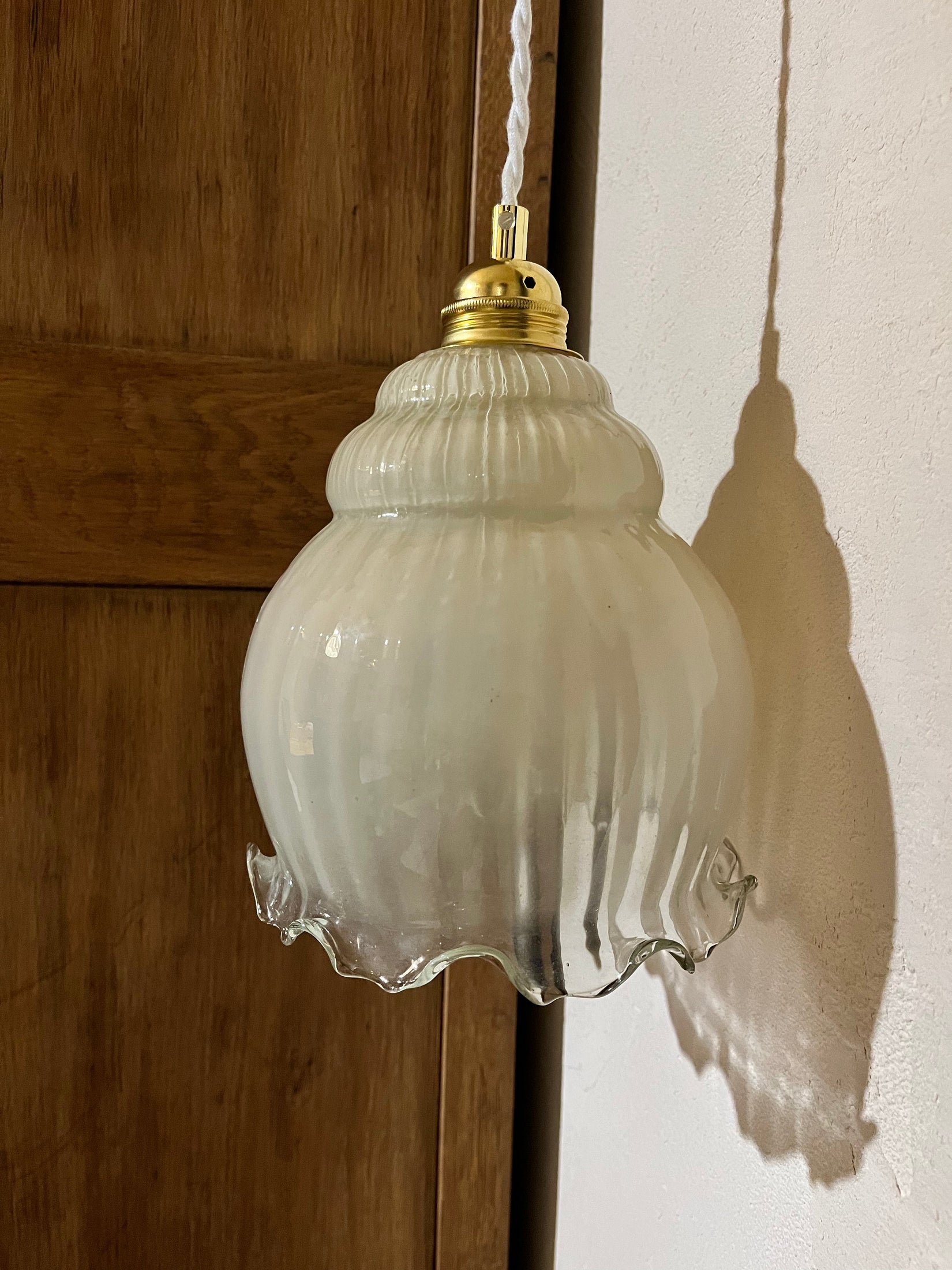 Aurore - Globe en verre pour lampe vintage personnalisée sur mesure - lesmimieres