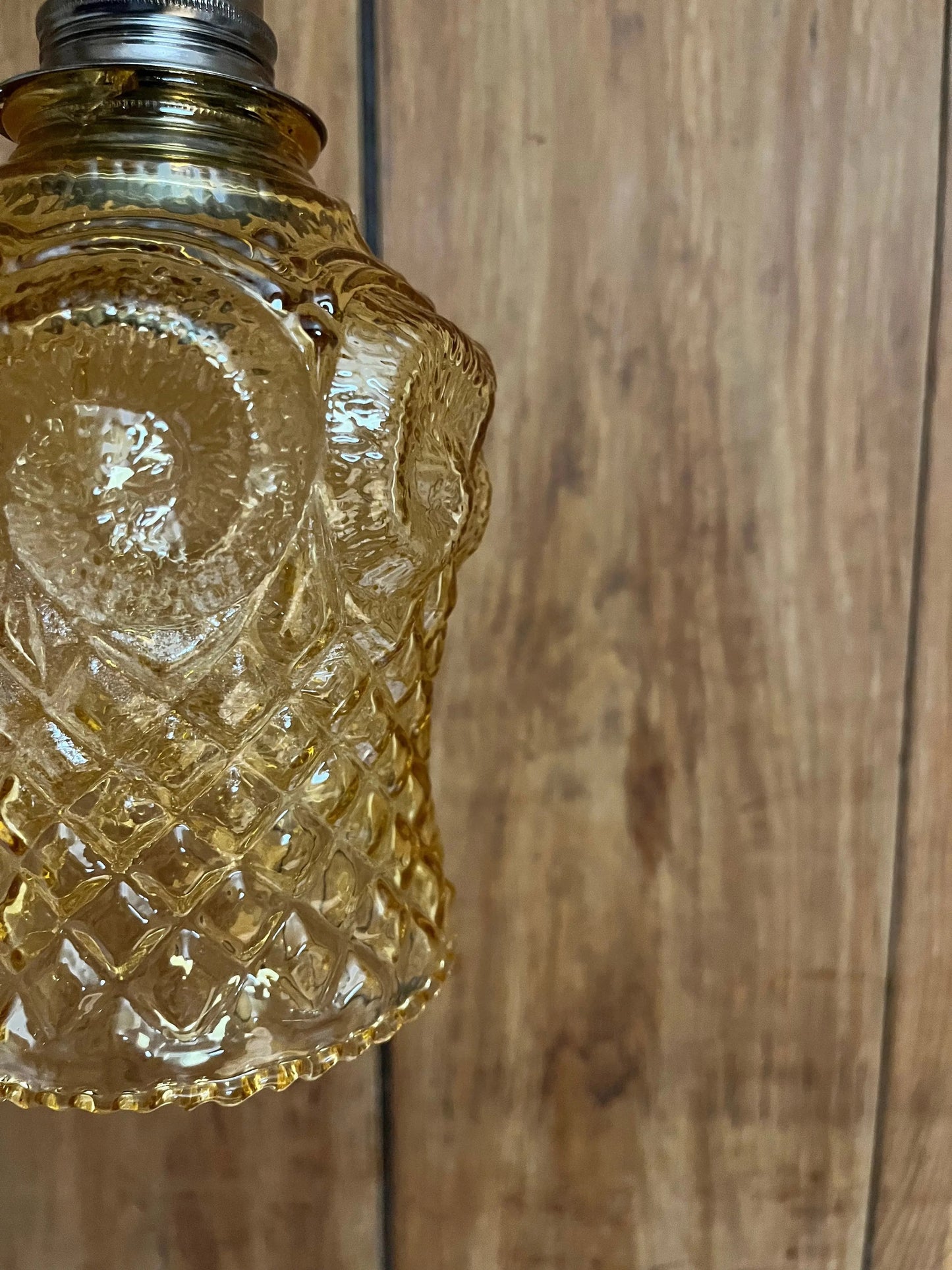 Claudine - Globe en verre pour lampe vintage personnalisée sur mesure - lesmimieres