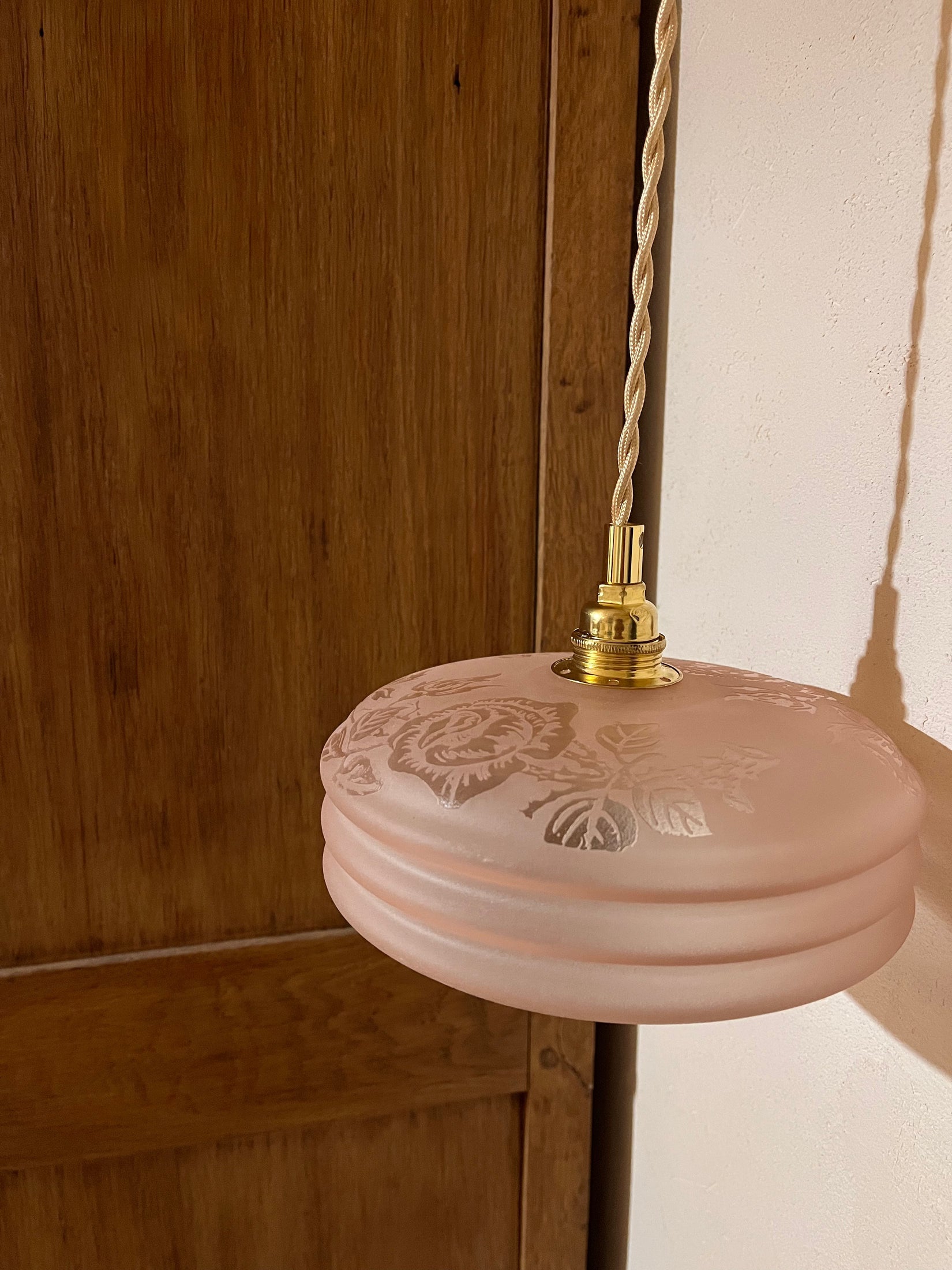 Grace - Globe en verre pour lampe vintage personnalisée sur mesure - lesmimieres