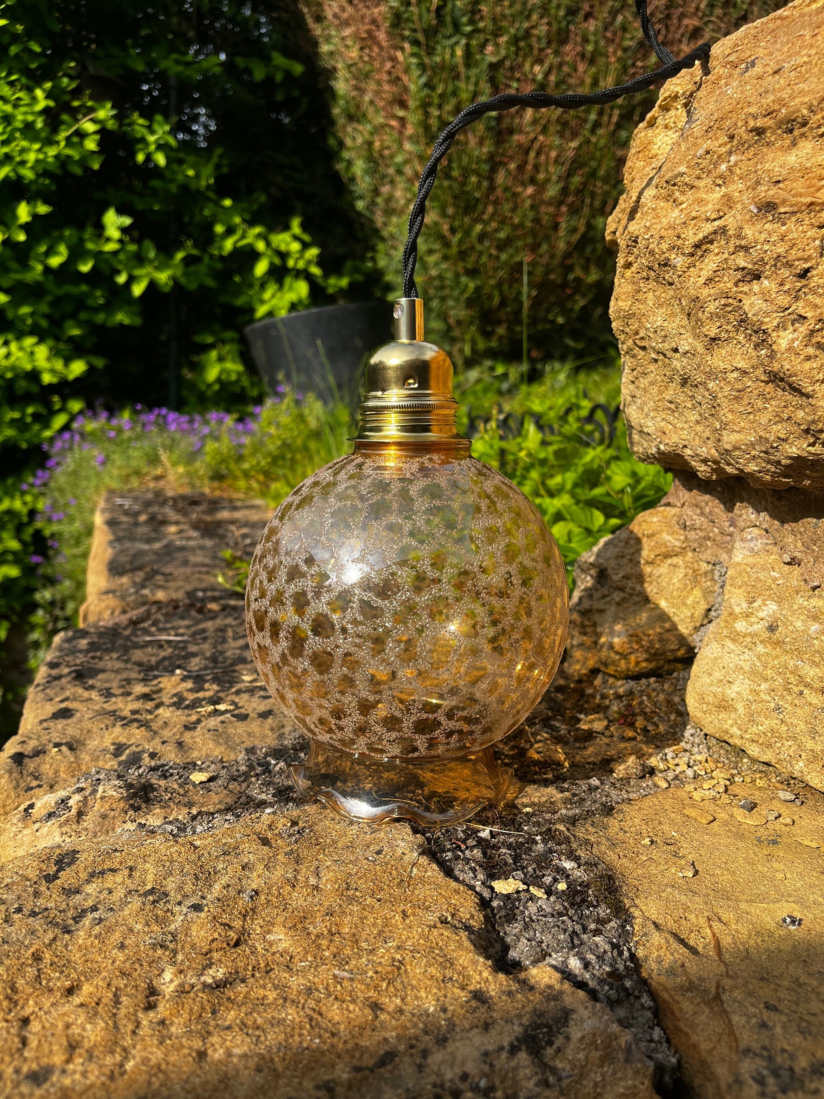 Baladeuse vintage en verre salome les mimieres