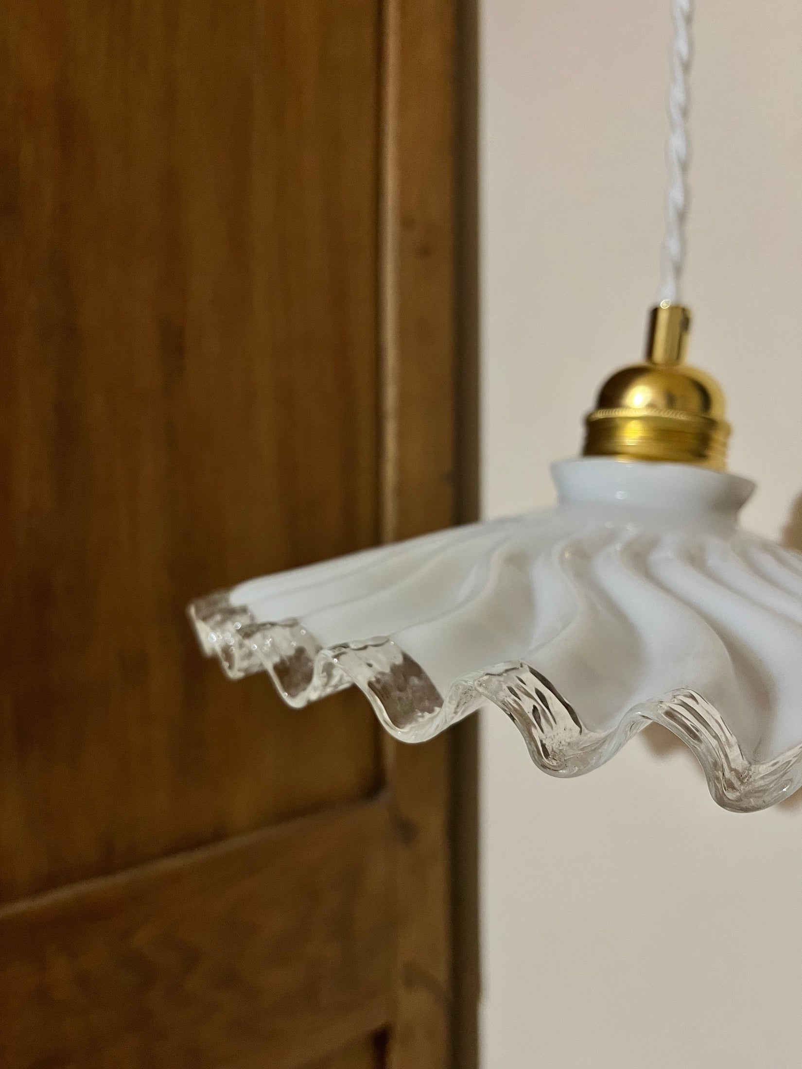 Baladeuse vintage en verre leonce les mimieres