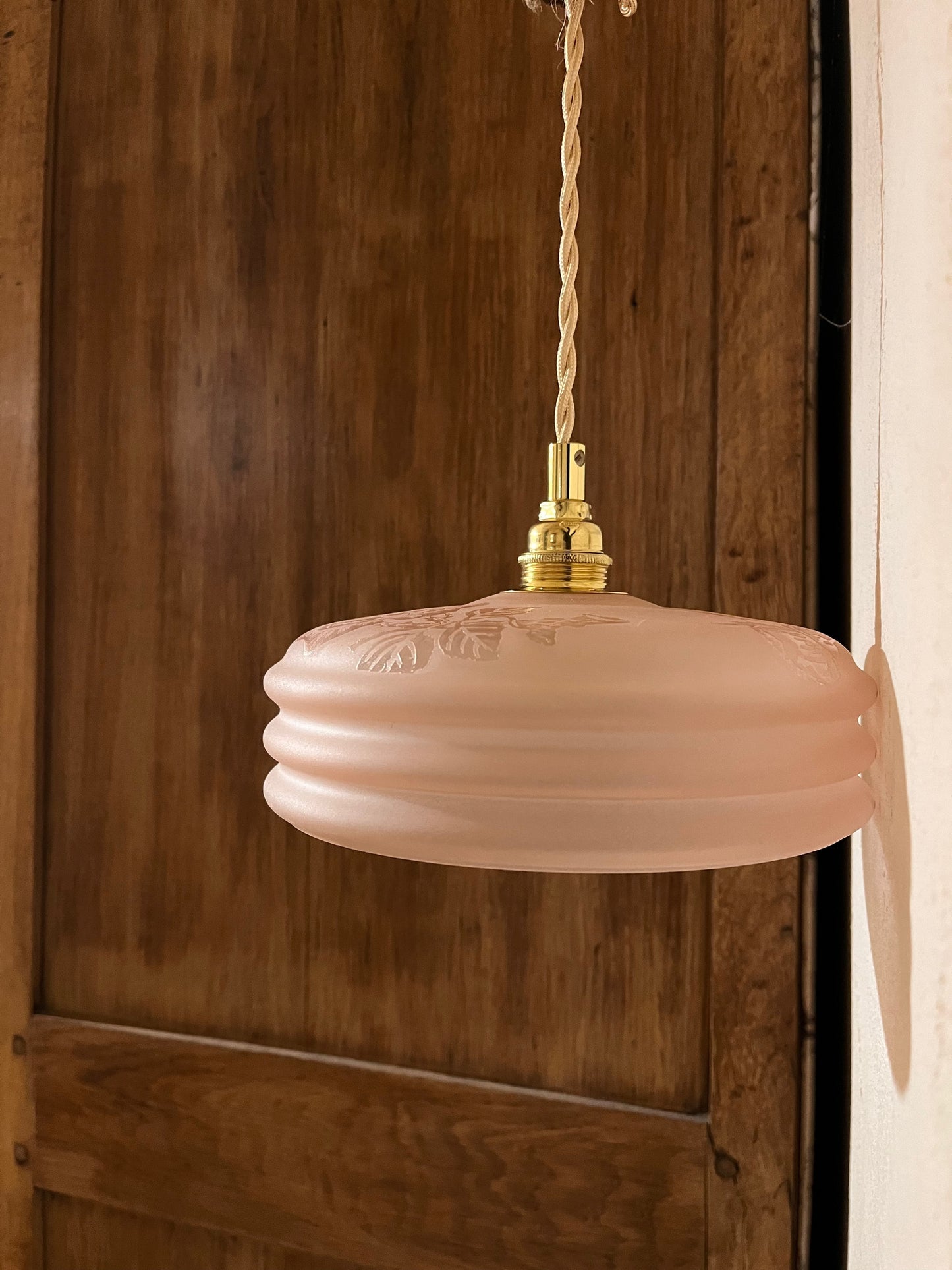 Grace - Globe en verre pour lampe vintage personnalisée sur mesure - lesmimieres