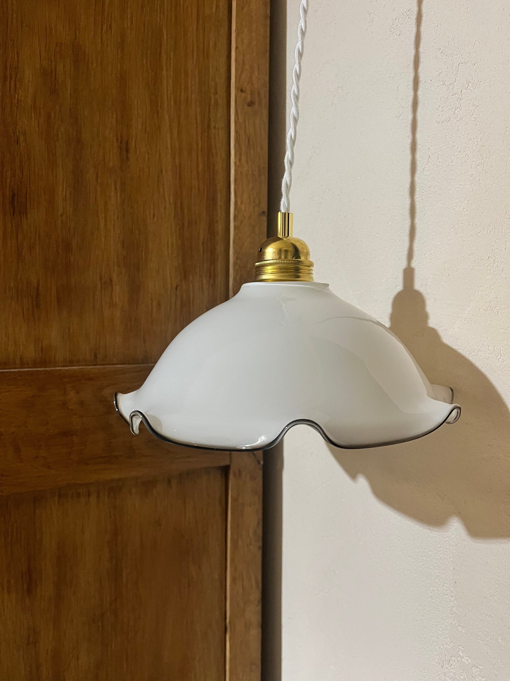 Bérénice - Globe en verre pour lampe vintage personnalisée sur mesure - lesmimieres