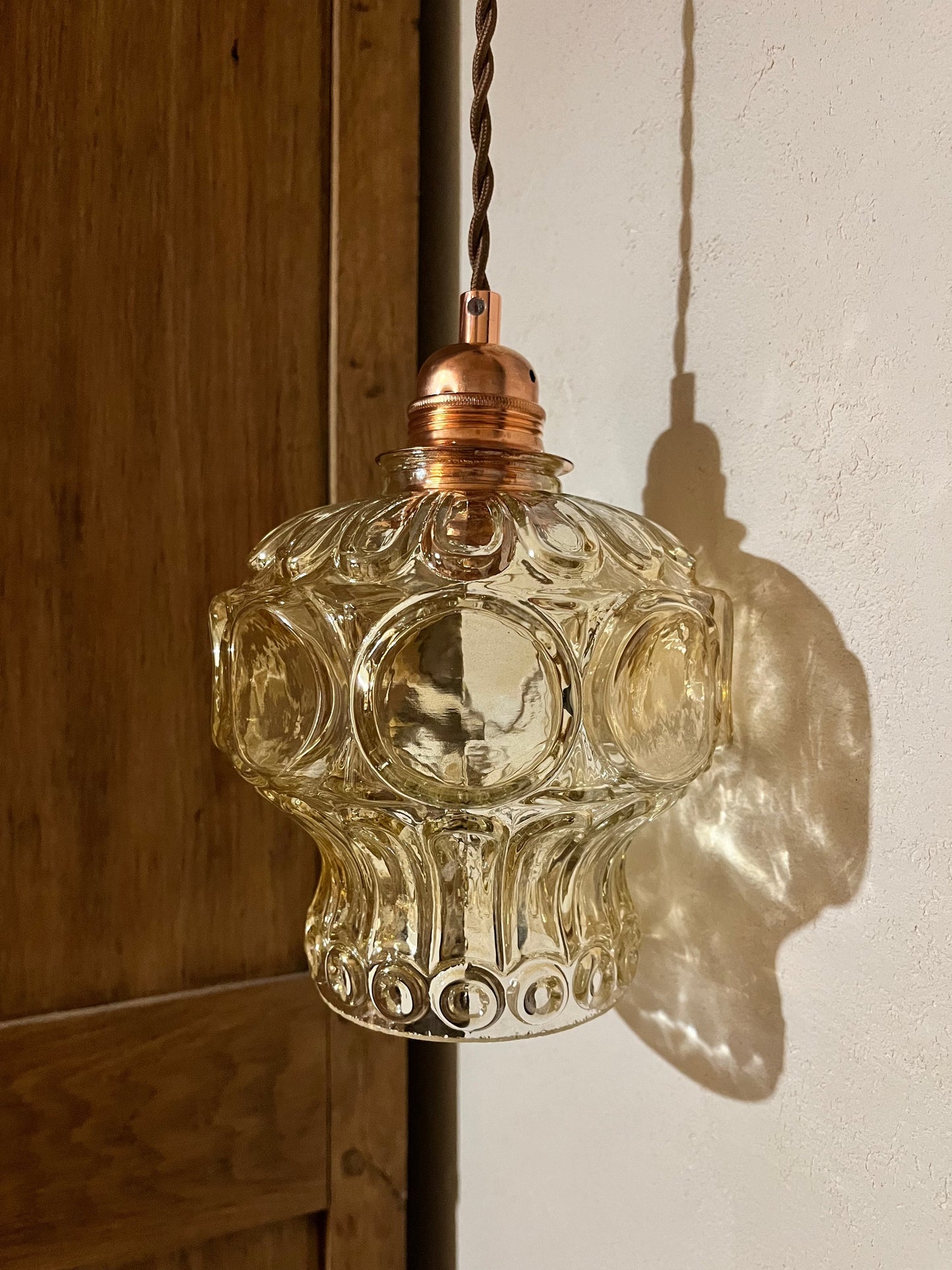 Caroline - Globe en verre pour lampe vintage personnalisée sur mesure - lesmimieres