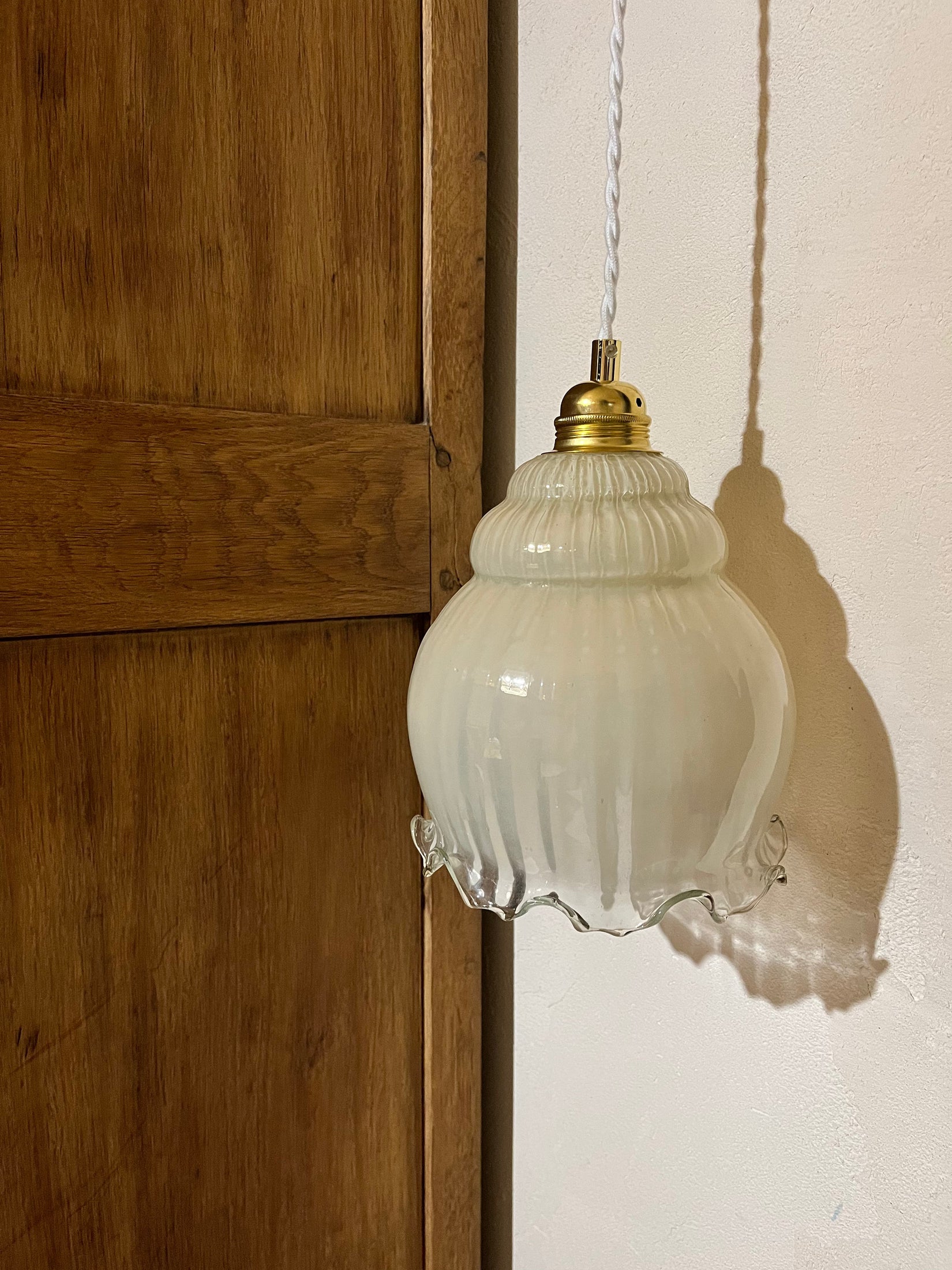 Aurore - Globe en verre pour lampe vintage personnalisée sur mesure - lesmimieres