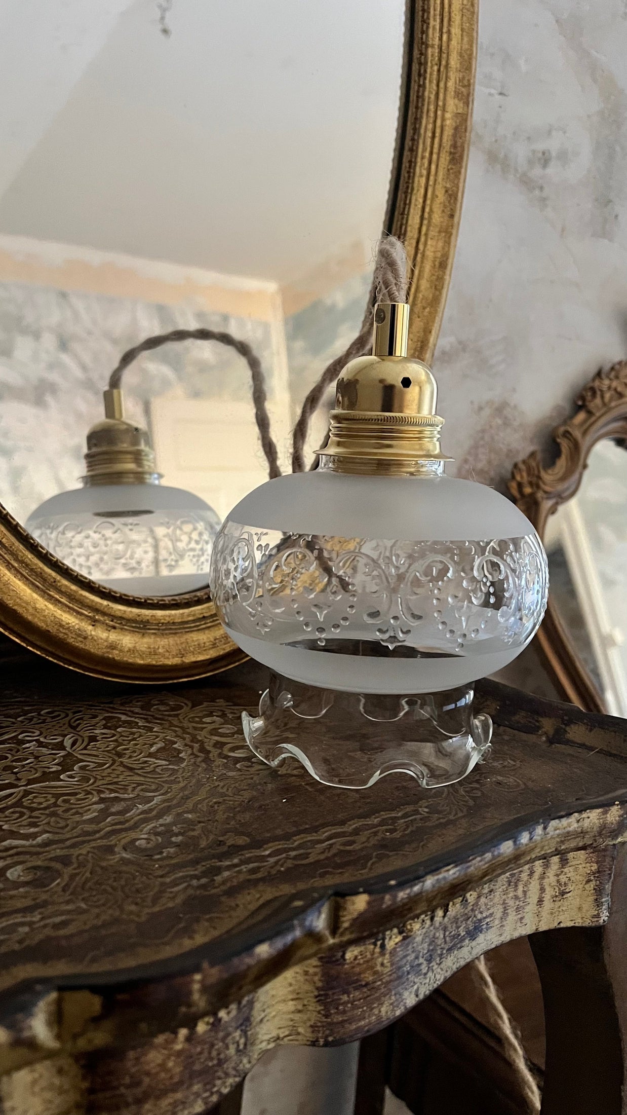 Lampe baladeuse suspension Vintage Simone lesmimieres