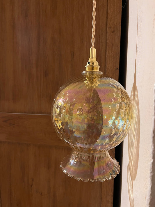 Donna - Globe en verre pour lampe vintage personnalisée sur mesure - lesmimieres