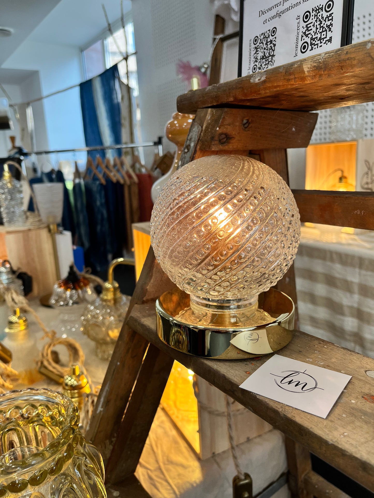 Lampe de chevet vintage les mimieres