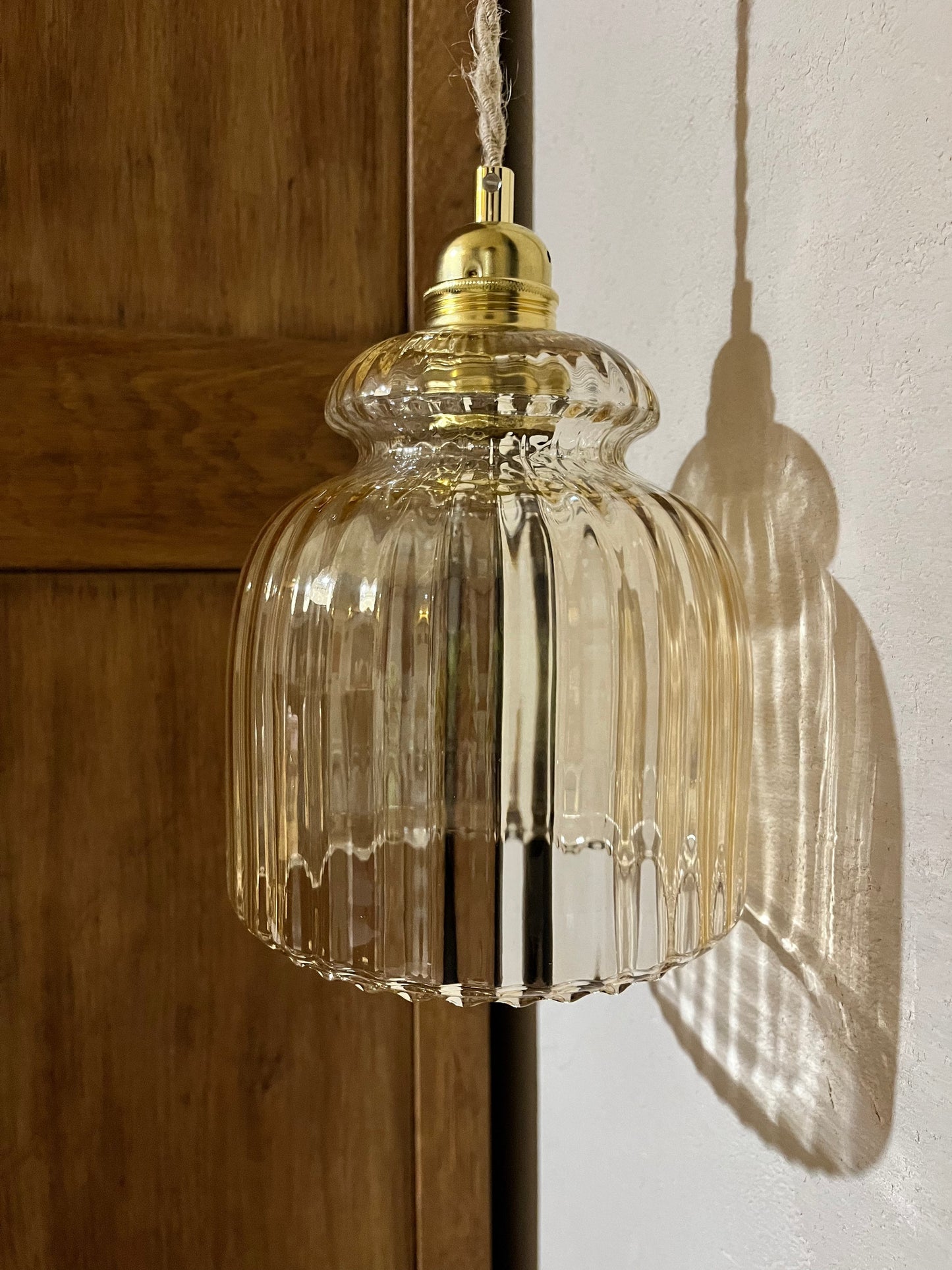 Emmanuelle - Globe en verre pour lampe vintage personnalisée sur mesure - lesmimieres