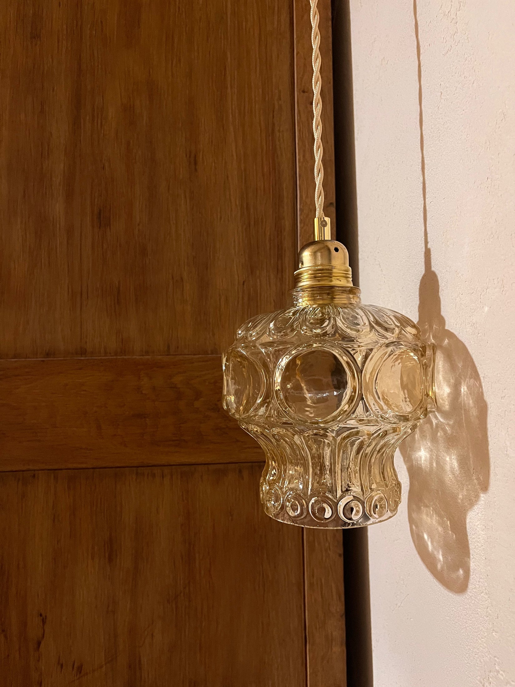 Caroline - Globe en verre pour lampe vintage personnalisée sur mesure - lesmimieres