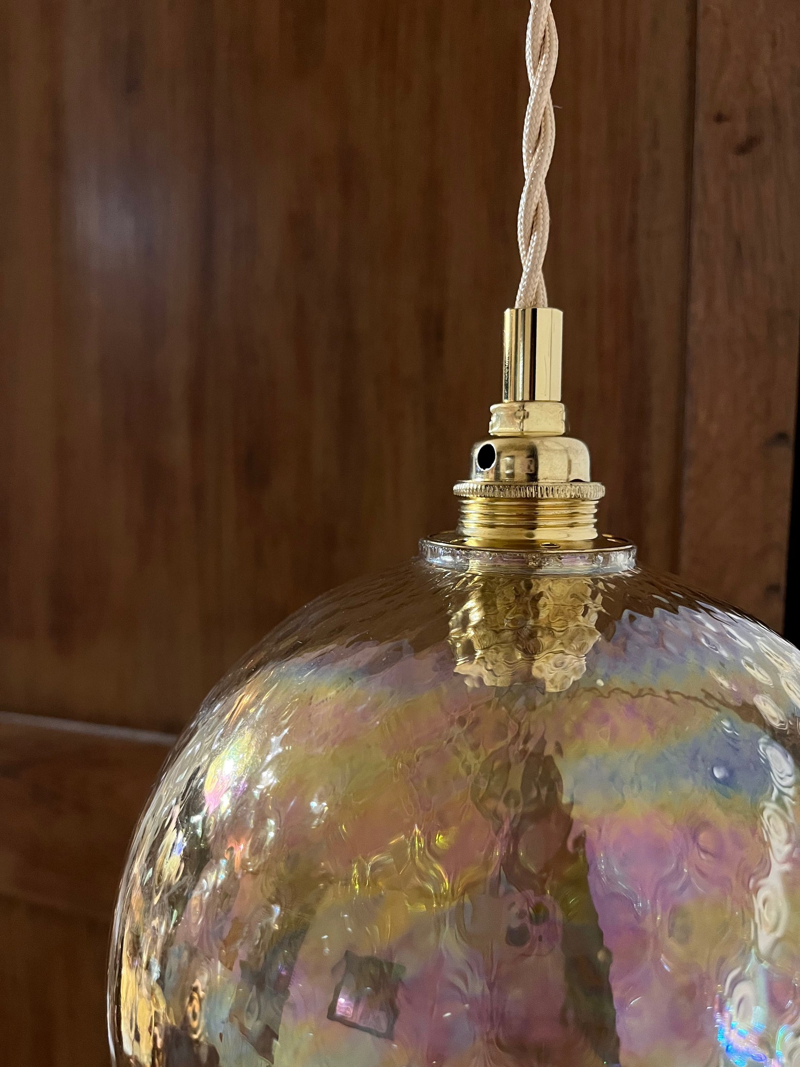 Donna - Globe en verre pour lampe vintage personnalisée sur mesure - lesmimieres