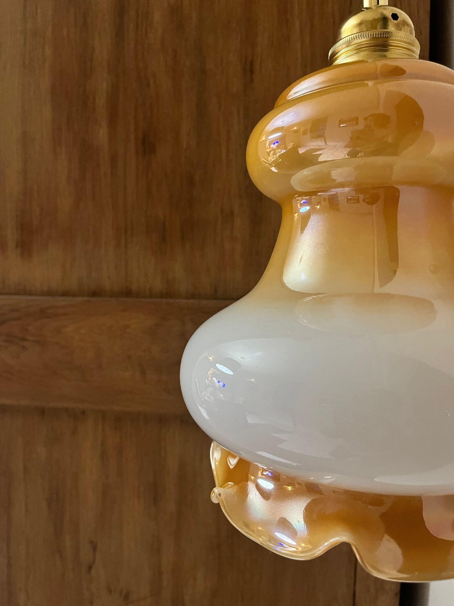 Hortense - Globe en verre pour lampe baladeuse vintage personnalisée sur mesure - lesmimieres