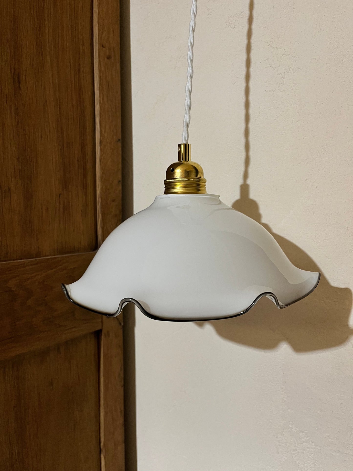 Bérénice - Globe en verre pour lampe vintage personnalisée sur mesure - lesmimieres