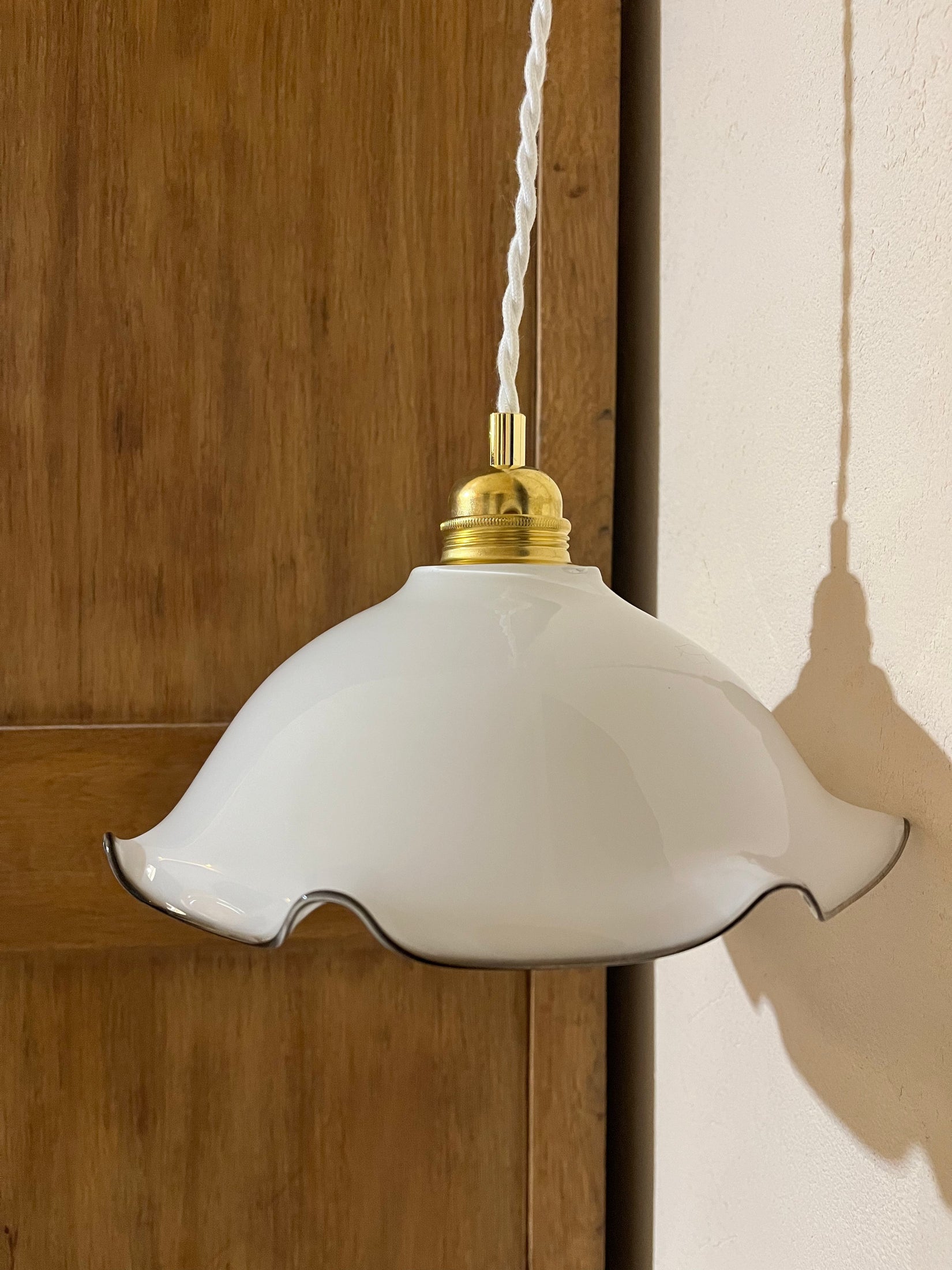 Bérénice - Globe en verre pour lampe vintage personnalisée sur mesure - lesmimieres