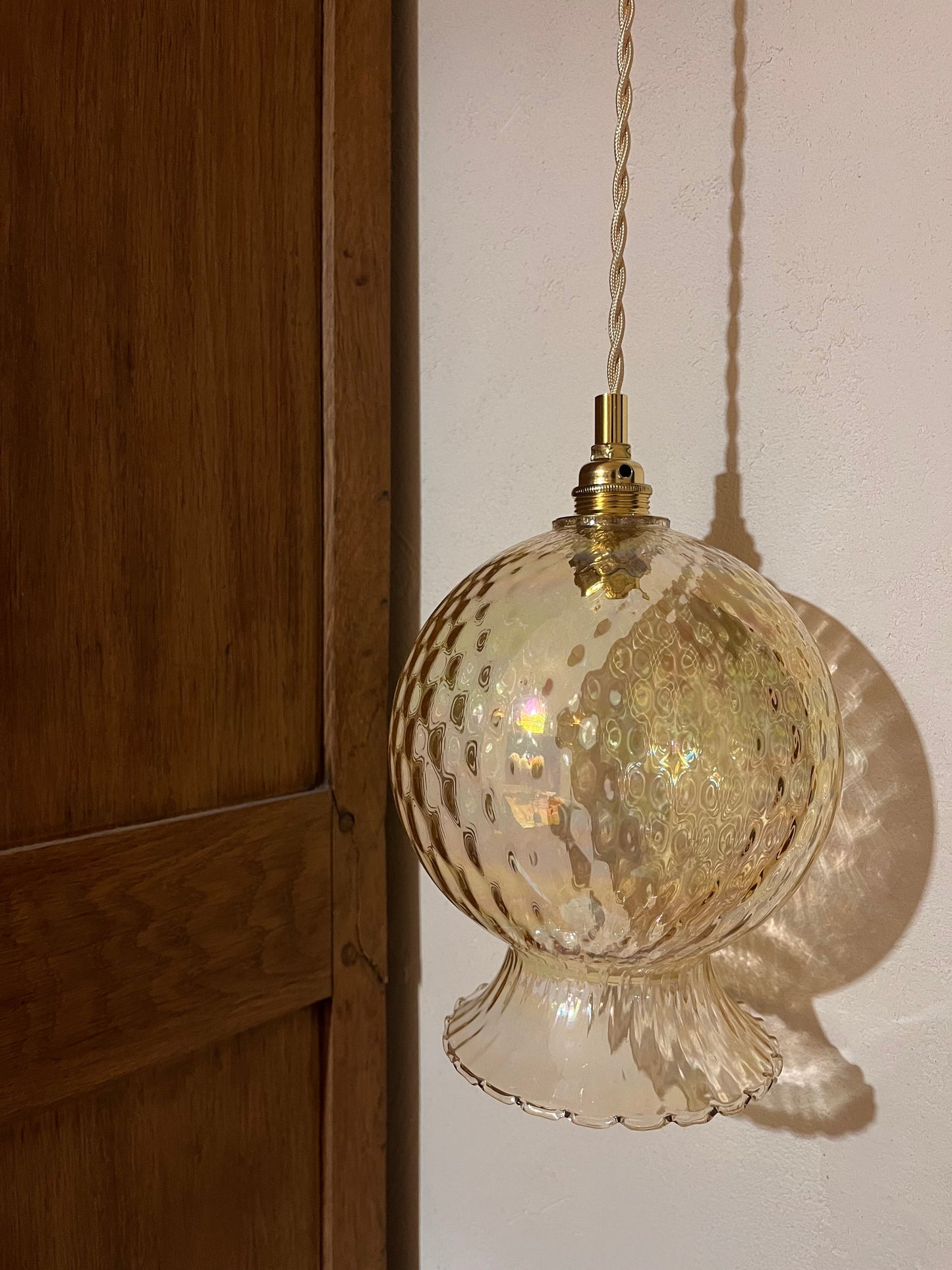Donna - Globe en verre pour lampe vintage personnalisée sur mesure - lesmimieres