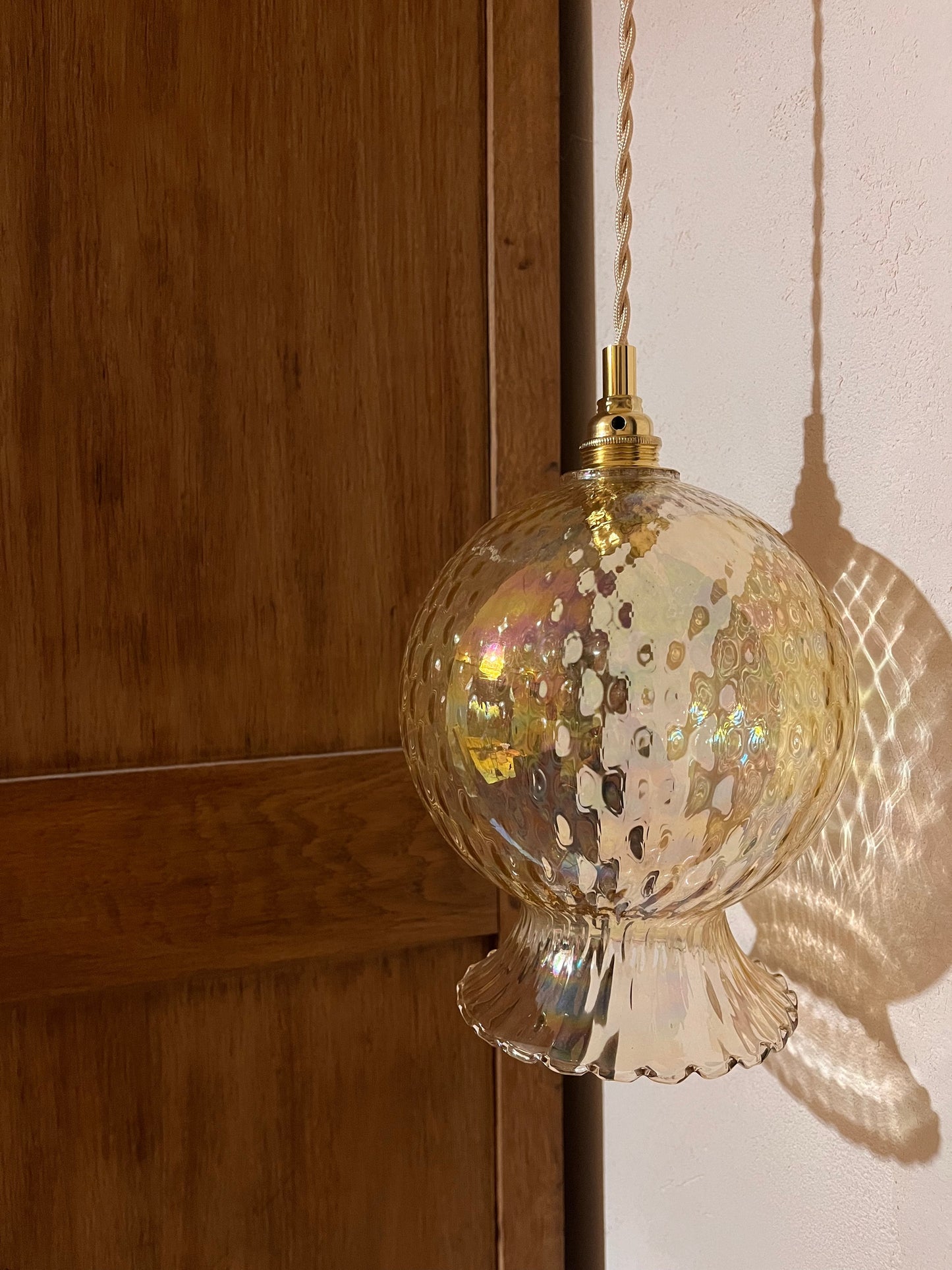 Donna - Globe en verre pour lampe vintage personnalisée sur mesure - lesmimieres