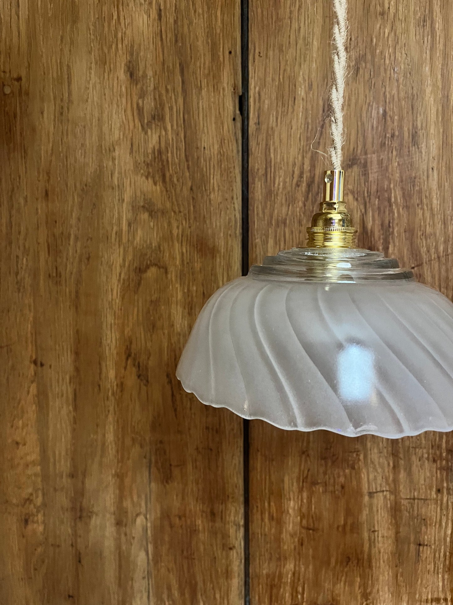 Géraldine- Globe en verre pour lampe vintage personnalisée sur mesure - lesmimieres