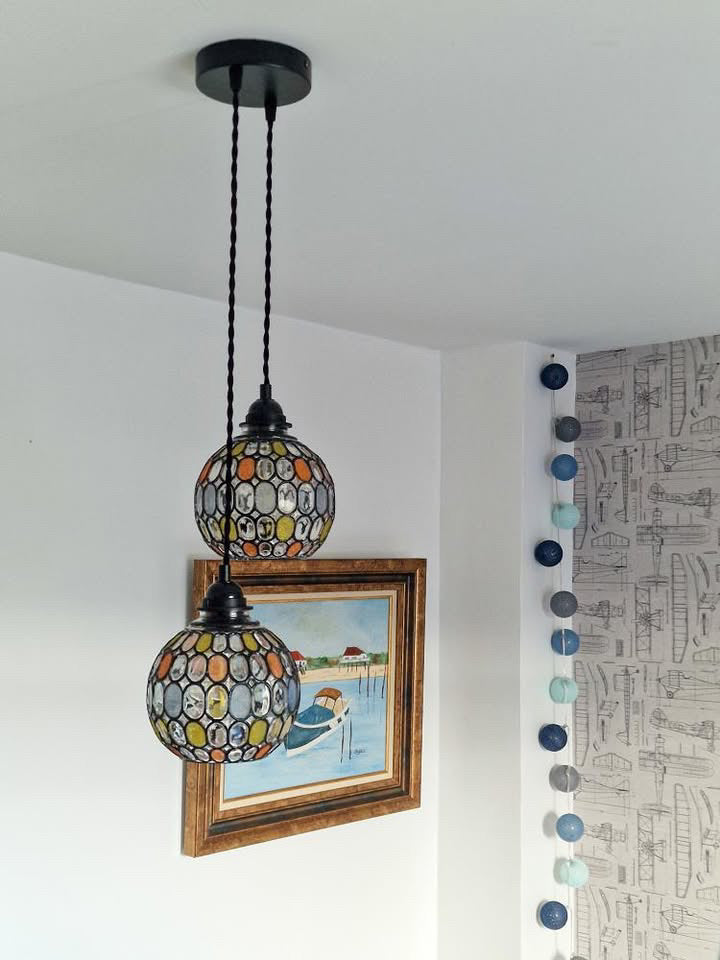 lampe plafond suspension luminaire vintage