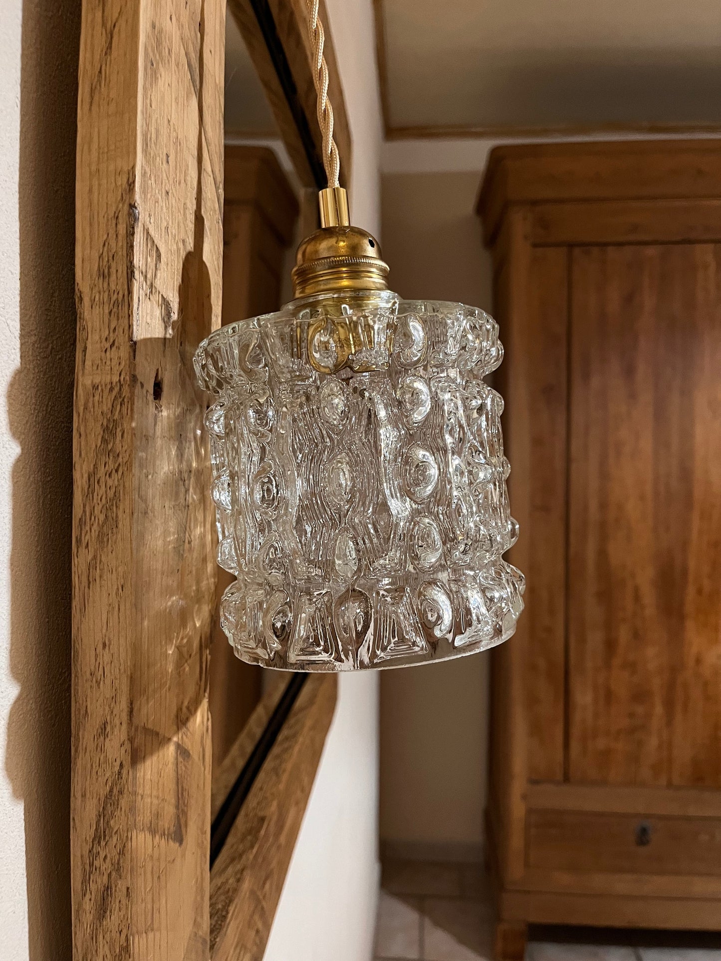 les mimieres Baladeuse Lampe vintage en verre