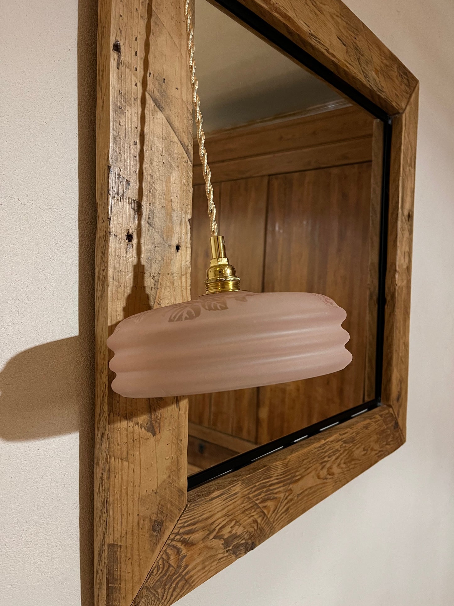 Grace - Globe en verre pour lampe vintage personnalisée sur mesure - lesmimieres