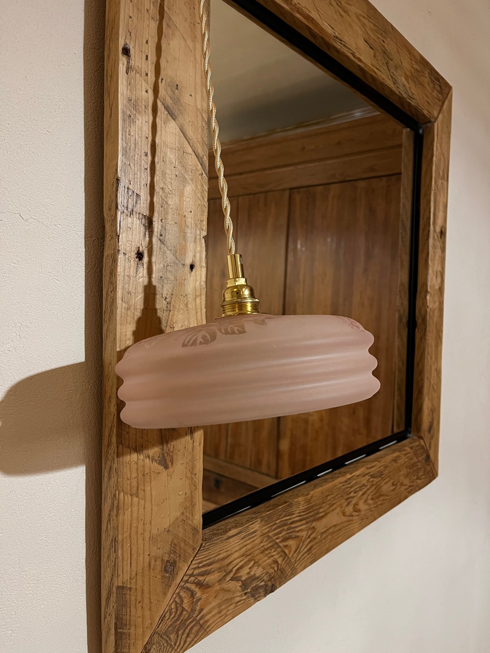 Grace - Globe en verre pour lampe vintage personnalisée sur mesure - lesmimieres